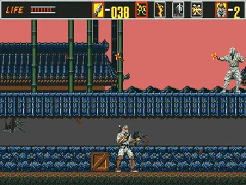 Revenge of Shinobi, The (Japan) (En) (Beta) (1989-03-XX) (Sega Smash Pack) screen shot game playing